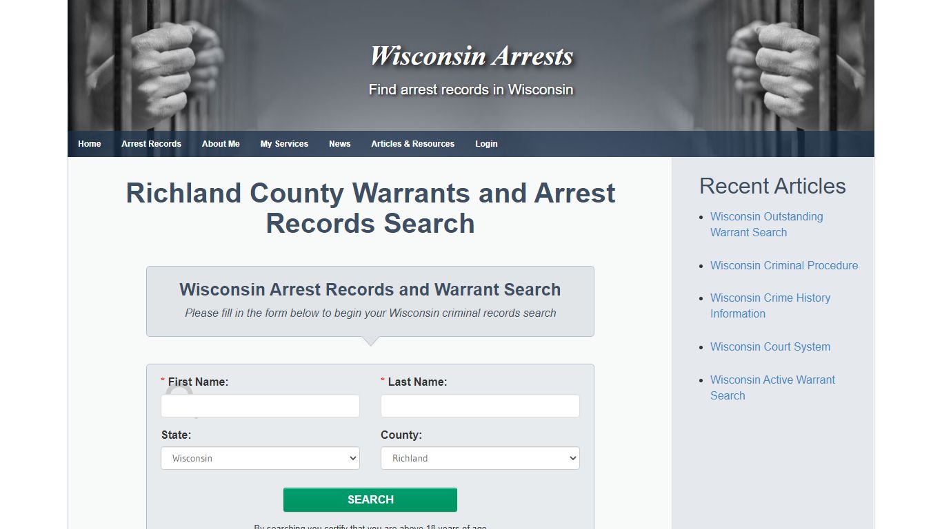 Richland County Warrants and Arrest Records Search